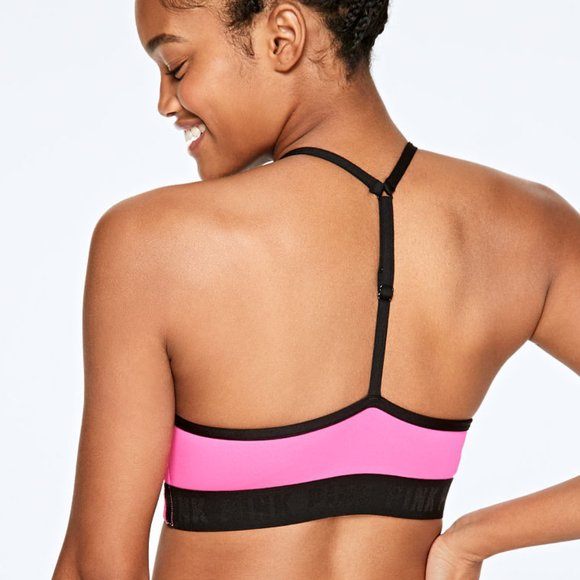 VS PINK ULTIMATE WRAP SPORTS BRA & GYM SHORTIE SET - Picture 6 of 8